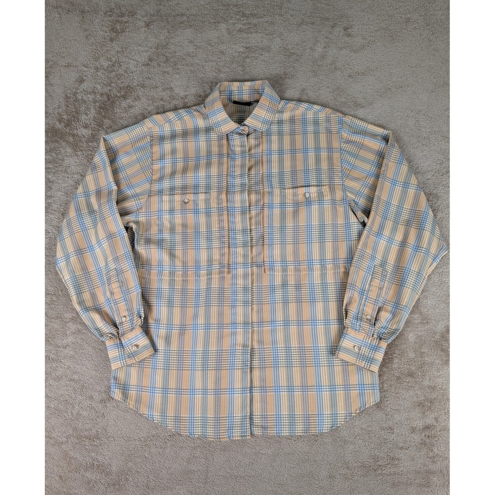 Vintage Liz Claiborne Women's‎ Size 8 Plaid Button Up Chest 38" Western Theme